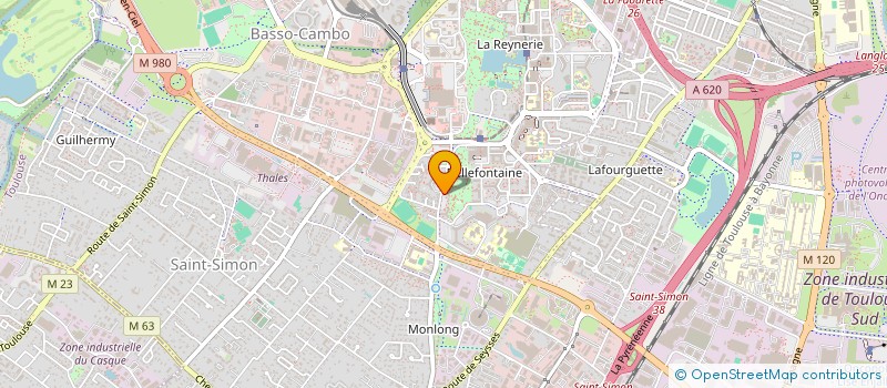 localisation de l'entreprise MONSIEUR MOHAMED KERROUCHE  TOULOUSE