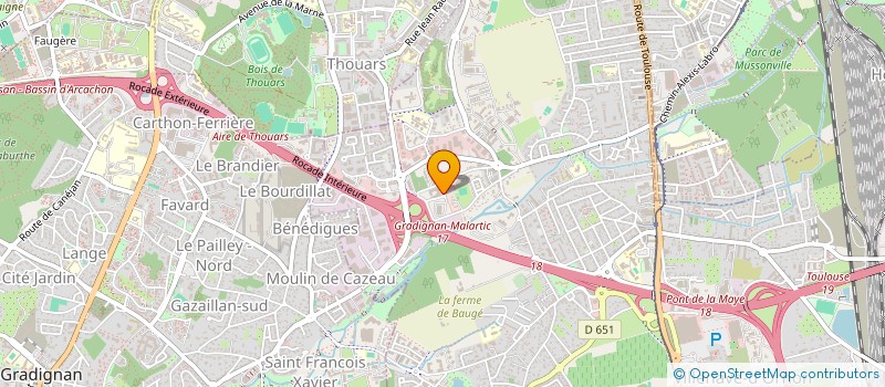 localisation de l'entreprise MONSIEUR MOHAMED KHABAT  VILLENAVE-D'ORNON