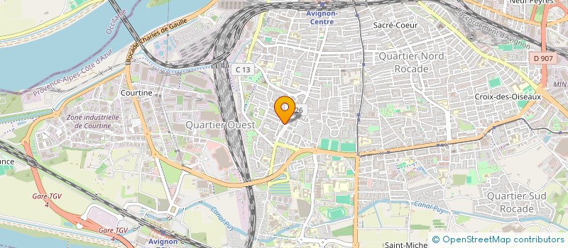 localisation de l'entreprise MONSIEUR MOHAMED KHACHA  AVIGNON