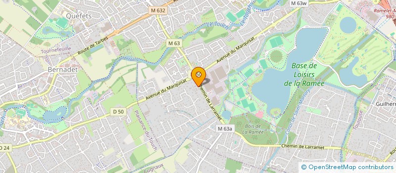 localisation de l'entreprise MONSIEUR MOHAMED KHADRA  TOURNEFEUILLE