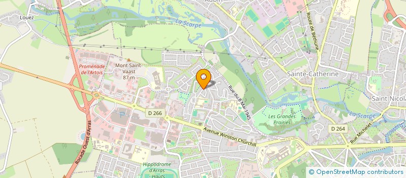 localisation de l'entreprise MONSIEUR MOHAMED KHADRAOUI à ARRAS