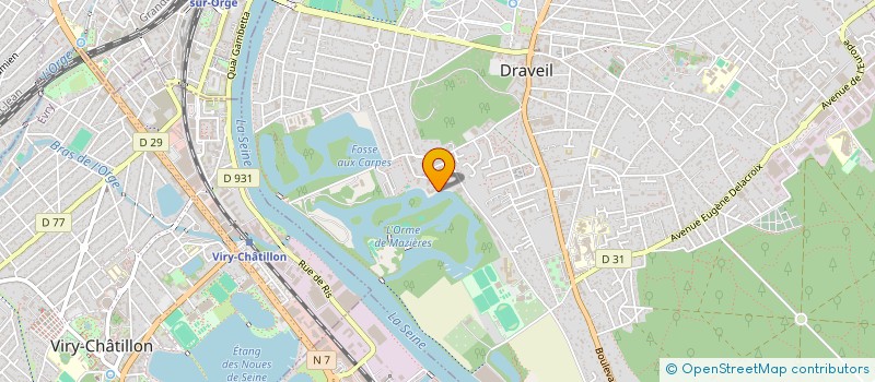 localisation de l'entreprise MONSIEUR MOHAMED KHADRAOUI à DRAVEIL