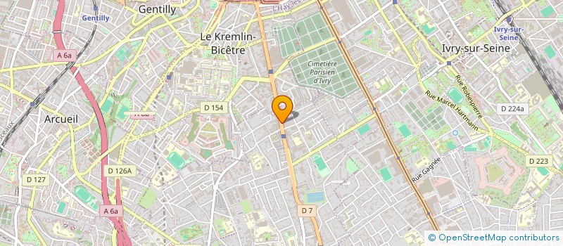 localisation de l'entreprise MONSIEUR MOHAMED KHALED BELABBAS à VILLEJUIF