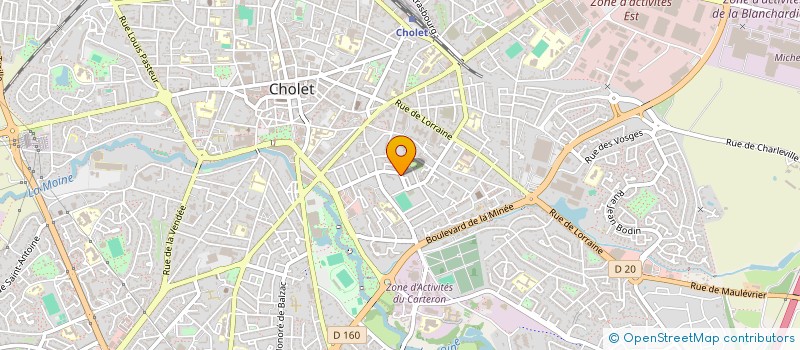 localisation de l'entreprise MONSIEUR MOHAMED-KHALED BEN AMMAR à CHOLET