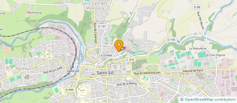 localisation de l'entreprise MONSIEUR MOHAMED KHALFALLAH  SAINT-LO