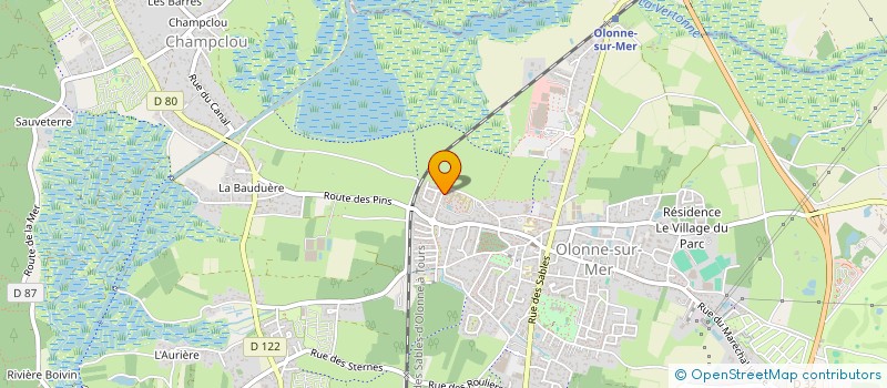 localisation de l'entreprise MONSIEUR MOHAMED KHALIL ABDERAHMAN  LES SABLES D'OLONNE