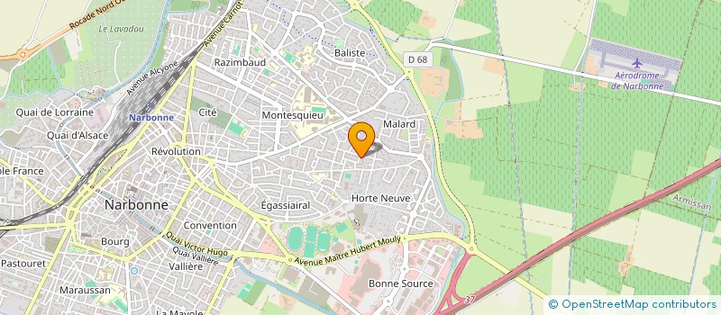 localisation de l'entreprise MONSIEUR MOHAMED KHALIL KHARBOUCH à NARBONNE