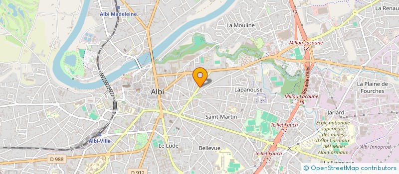 localisation de l'entreprise MONSIEUR MOHAMED KHALKHAL à ALBI