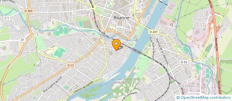 localisation de l'entreprise MONSIEUR MOHAMED KHALLOUFI  ROANNE