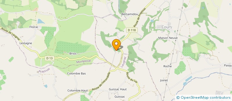 localisation de l'entreprise MONSIEUR MOHAMED KHAMOUSSI  COURS