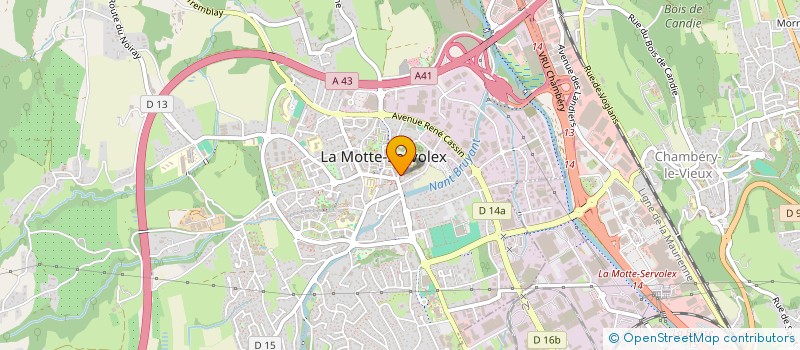 localisation de l'entreprise MONSIEUR MOHAMED KHANFOUSS à LA MOTTE-SERVOLEX
