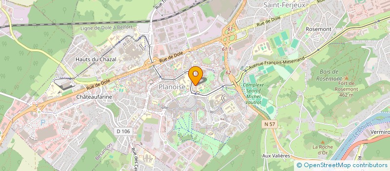 localisation de l'entreprise MONSIEUR MOHAMED KHAOUA  BESANCON
