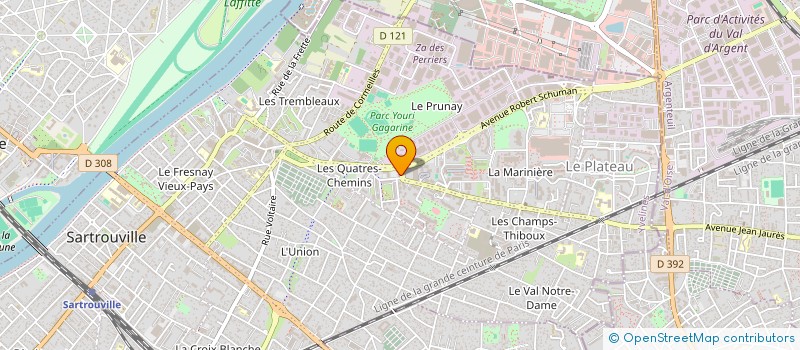 localisation de l'entreprise MONSIEUR MOHAMED KHAR DIAW  SARTROUVILLE