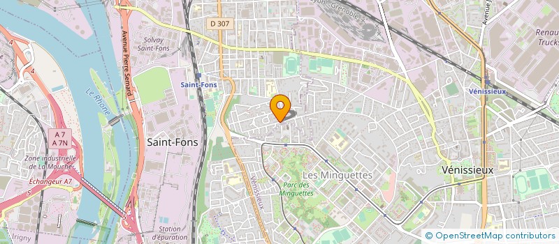 localisation de l'entreprise MONSIEUR MOHAMED KHARCHOUFI  SAINT-FONS