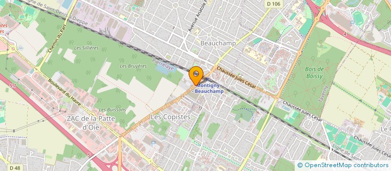 localisation de l'entreprise MONSIEUR MOHAMED KHEIRAT  MONTIGNY-LES-CORMEILLES