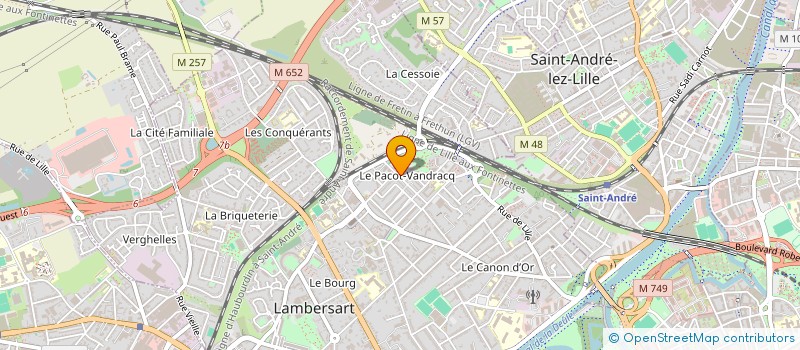 localisation de l'entreprise MONSIEUR MOHAMED KHELFAOUI à LAMBERSART