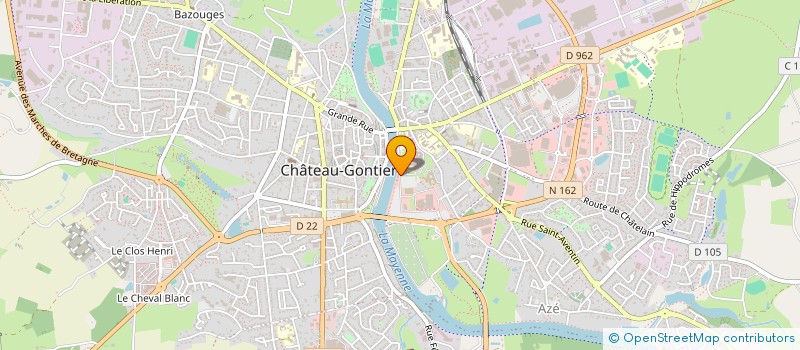 localisation de l'entreprise MONSIEUR MOHAMED KHELFAT  CHATEAU-GONTIER-SUR-MAYENNE