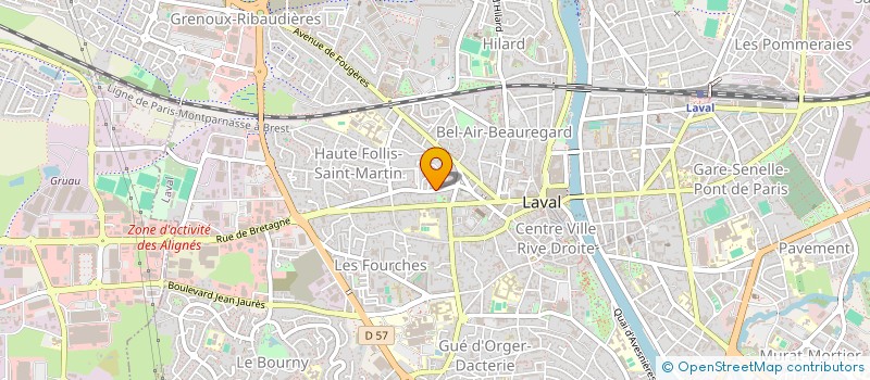 localisation de l'entreprise MONSIEUR MOHAMED KHELFOUNE à LAVAL