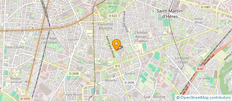 localisation de l'entreprise MONSIEUR MOHAMED KHELIFI  GRENOBLE
