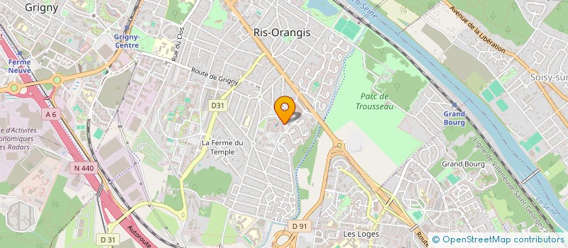 localisation de l'entreprise MONSIEUR MOHAMED KHELOUF  RIS-ORANGIS