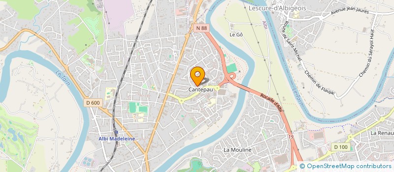 localisation de l'entreprise MONSIEUR MOHAMED KHENATA  ALBI