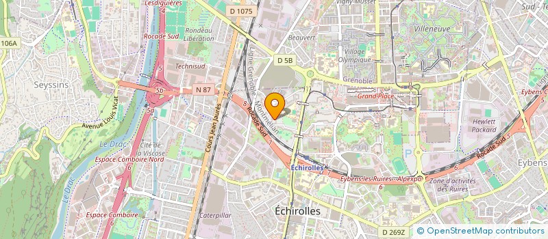 localisation de l'entreprise MONSIEUR MOHAMED KHENGUI  ECHIROLLES