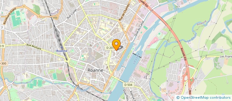 localisation de l'entreprise MONSIEUR MOHAMED KHERISSI à ROANNE