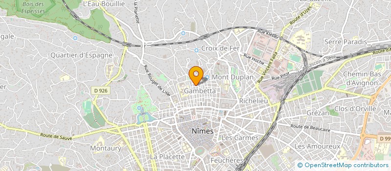 localisation de l'entreprise MONSIEUR MOHAMED KHERROUBI  NIMES