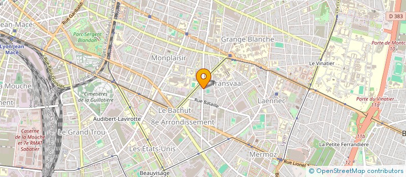 localisation de l'entreprise MONSIEUR MOHAMED KHEZZARI  LYON