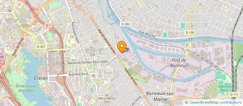 localisation de l'entreprise MONSIEUR MOHAMED KHITER  CRETEIL