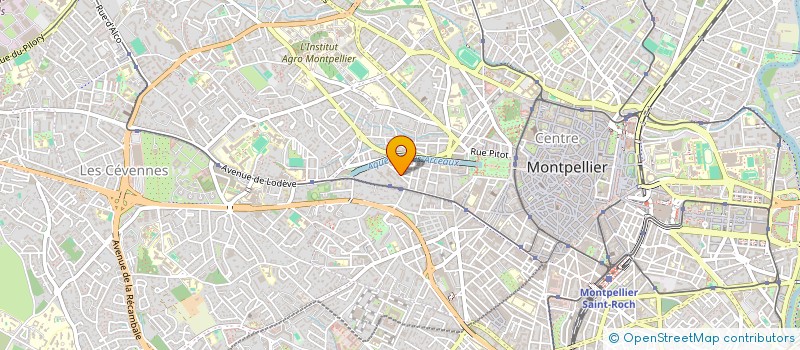 localisation de l'entreprise MONSIEUR MOHAMED KHITTOUCH à MONTPELLIER