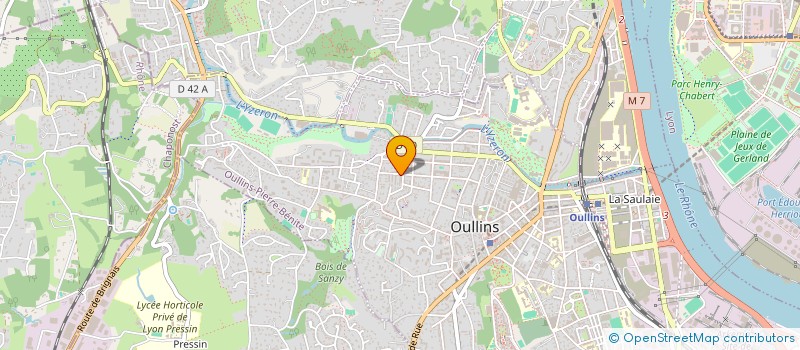 localisation de l'entreprise MONSIEUR MOHAMED KHORCHANI  OULLINS-PIERRE-BENITE