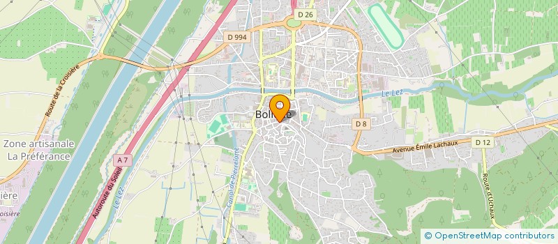 localisation de l'entreprise MONSIEUR MOHAMED KHOULALY  BOLLENE