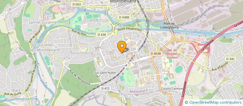 localisation de l'entreprise MONSIEUR MOHAMED KHOUNA à MONTBELIARD