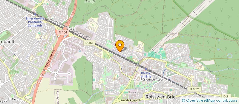 localisation de l'entreprise MONSIEUR MOHAMED KINOO  ROISSY-EN-BRIE