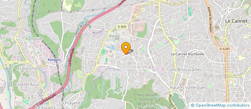 localisation de l'entreprise MONSIEUR MOHAMED KIRAT à LE CANNET