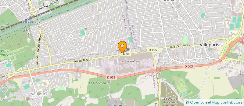 localisation de l'entreprise MONSIEUR MOHAMED KISSI  VAUJOURS