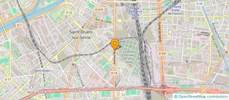localisation de l'entreprise MONSIEUR MOHAMED KIYAL à SAINT-OUEN-SUR-SEINE