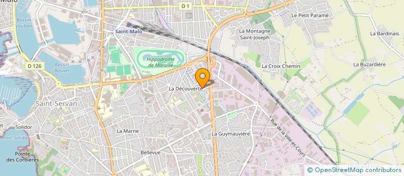 localisation de l'entreprise MONSIEUR MOHAMED KLAI  SAINT-MALO