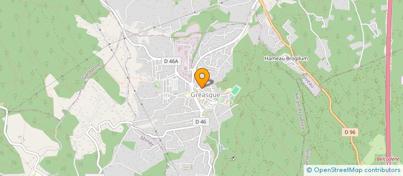 localisation de l'entreprise MONSIEUR MOHAMED KLAI  GREASQUE