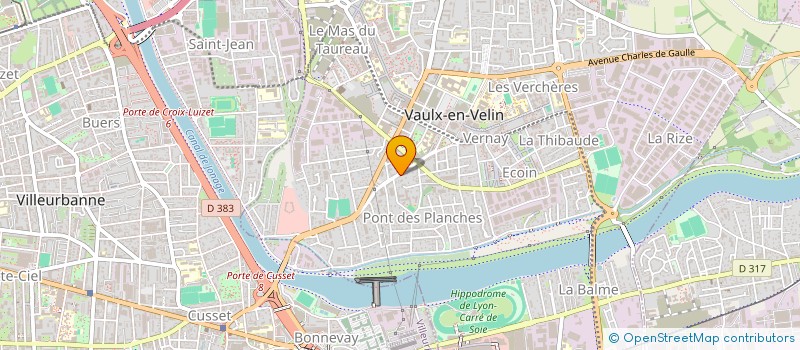 localisation de l'entreprise MONSIEUR MOHAMED KNOUZ  VAULX-EN-VELIN