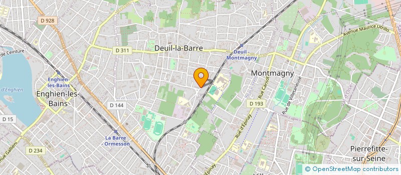 localisation de l'entreprise MONSIEUR MOHAMED KONE à DEUIL-LA-BARRE
