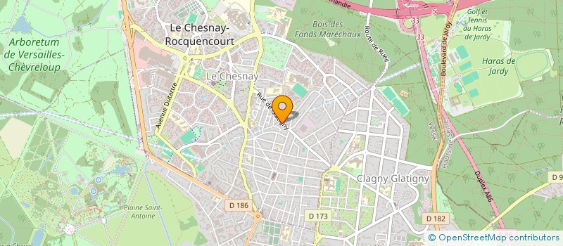 localisation de l'entreprise MONSIEUR MOHAMED KONE  LE CHESNAY-ROCQUENCOURT