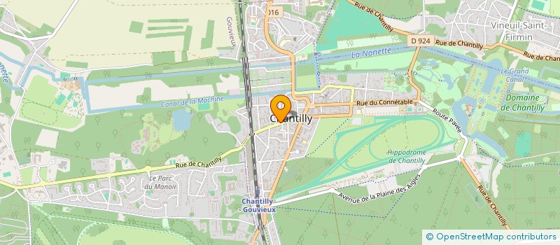 localisation de l'entreprise MONSIEUR MOHAMED KONE à CHANTILLY