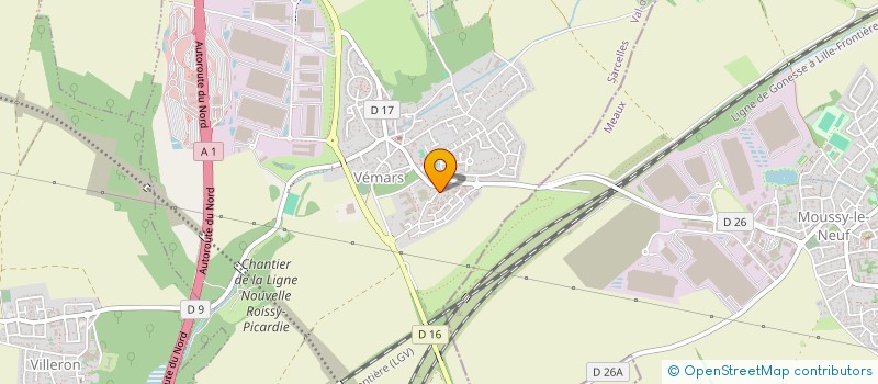 localisation de l'entreprise MONSIEUR MOHAMED KORKA DIALLO  VEMARS