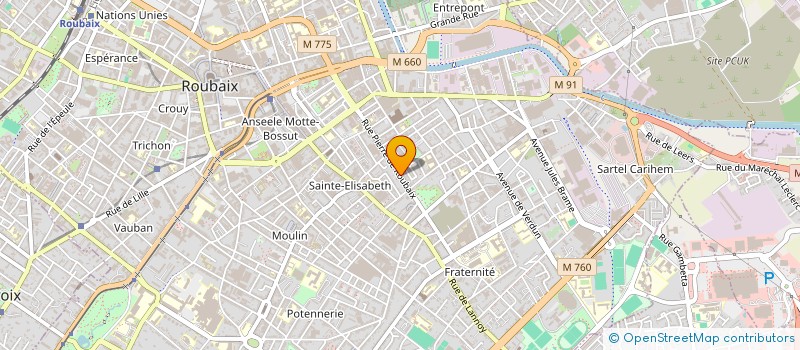 localisation de l'entreprise MONSIEUR MOHAMED KOROGHLI à ROUBAIX