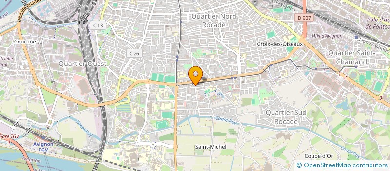 localisation de l'entreprise MONSIEUR MOHAMED KOUBAA  AVIGNON