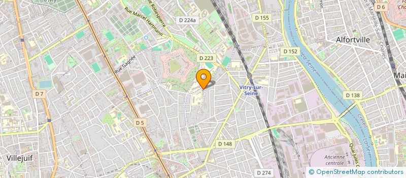 localisation de l'entreprise MONSIEUR MOHAMED KOUIDER CHICHI  VITRY-SUR-SEINE