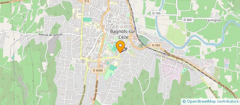 localisation de l'entreprise MONSIEUR MOHAMED KOUKHO à BAGNOLS-SUR-CEZE