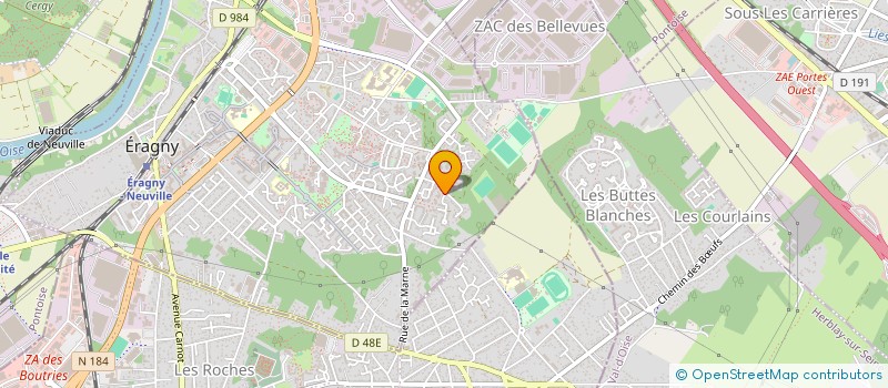 localisation de l'entreprise MONSIEUR MOHAMED KOURBANE  ERAGNY